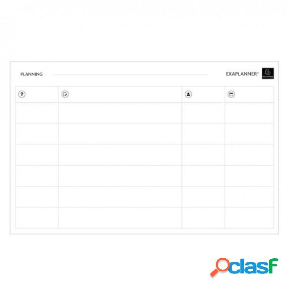 Planning magnetico Team - 60x90cm - Exacompta