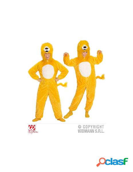 Plush yellow lion (hooded jumpsuit with mask)