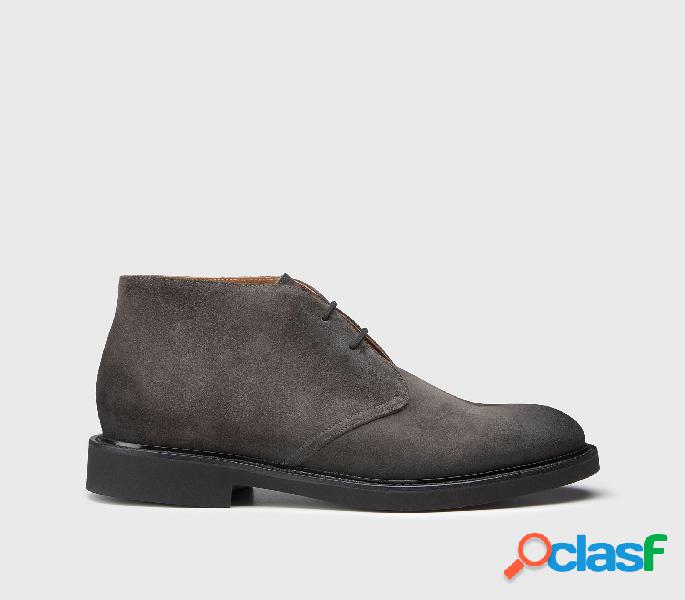 Polacchini in suede grigio "smoke" Grigio 41_U