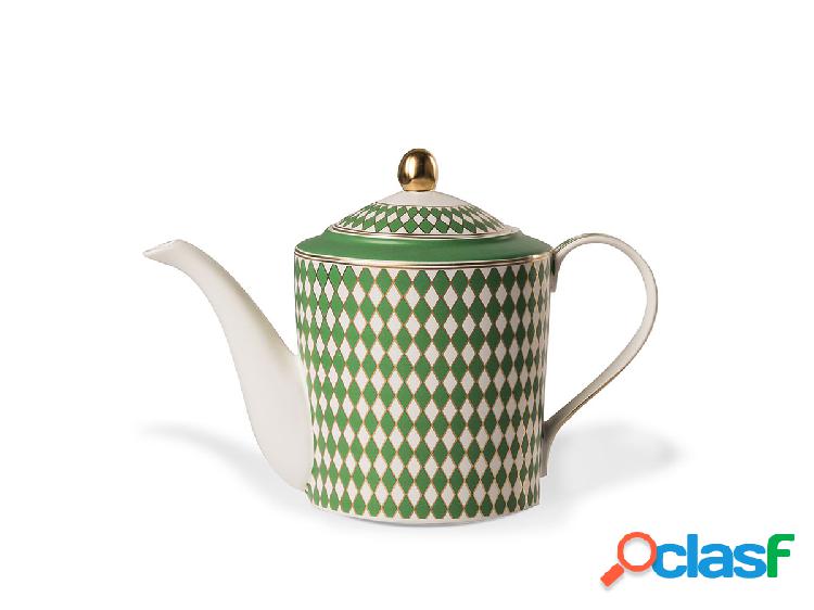 Pols Potten Chess Teapot Verde