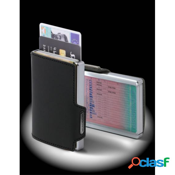 Porta Tessere Mondraghi Elegance Black - Mini Wallet In
