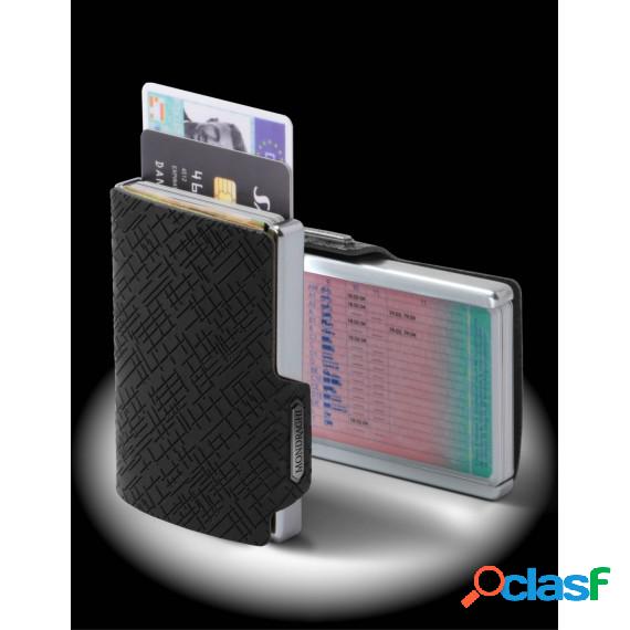 Porta Tessere Mondraghi Elegance Cut Black - Mini Wallet In