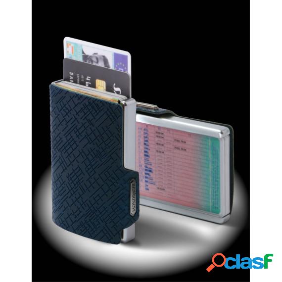 Porta Tessere Mondraghi Elegance Cut Blue - Mini Wallet In