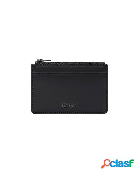 Portacarte Zip Wallet in tessuto tecnico impermeabile con