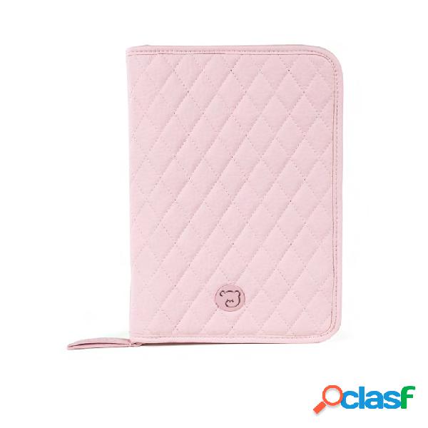 Portadocumenti Pasito A Pasito Marìa in Ecopelle Rosa