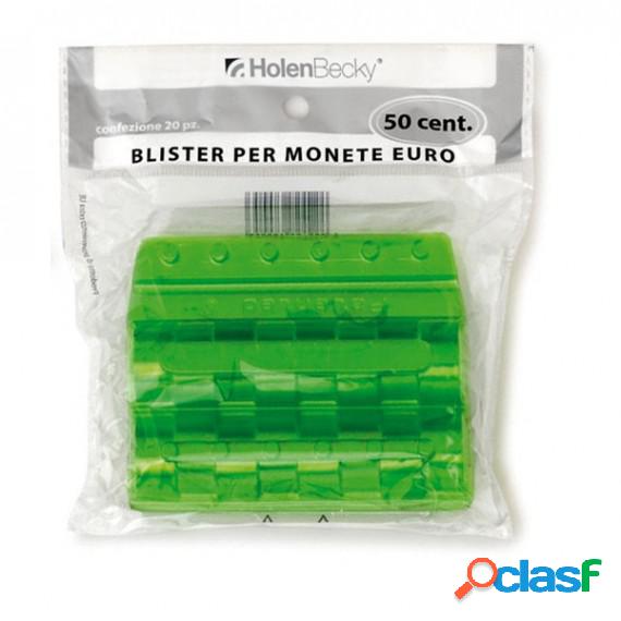 Portamonete - PVC - 50 cent - verde - HolenBecky - blister