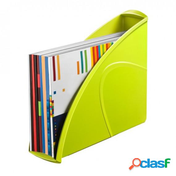 Portariviste CepPro Gloss - 26,5x31 cm - dorso 8 cm - verde