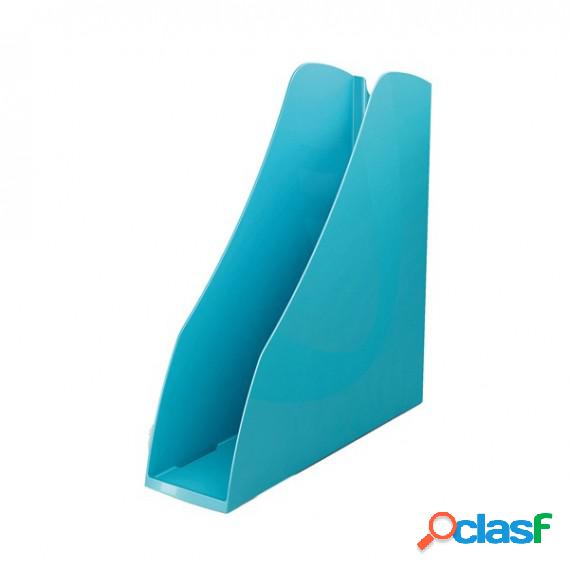 Portariviste Mydesk - 26,6x27,8 cm - dorso 7,5 cm - turchese