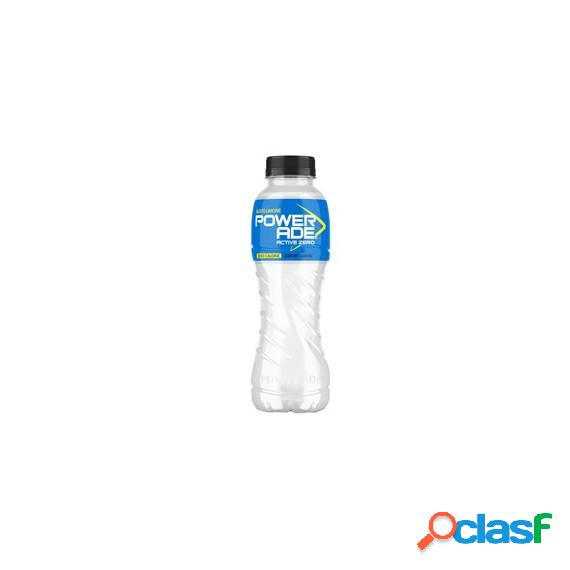 Powerade - in bottiglia - 500 ml - gusto active zero lemon
