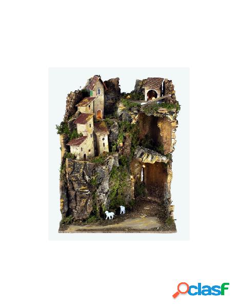 Presepe cm.25x25x30 con luci