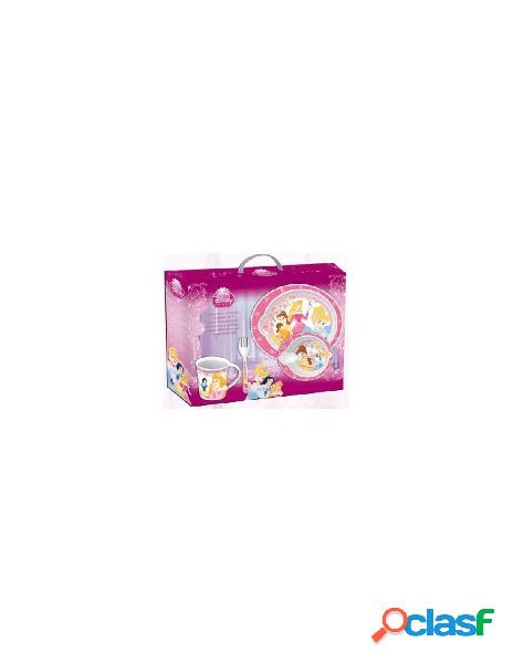 Principesse set pappa 5pz(piano+fondo+scodella+bicch+posate