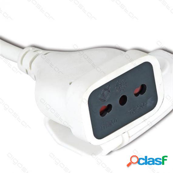 Prolunga Elettrica 2 Metri - Spina 16A250V Presa 2P+E P1711