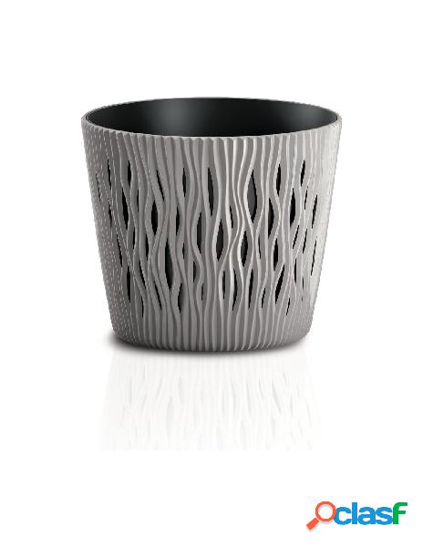 Prosperplast - vaso piante tondo sandy d16 x h. 14 cm sabbia