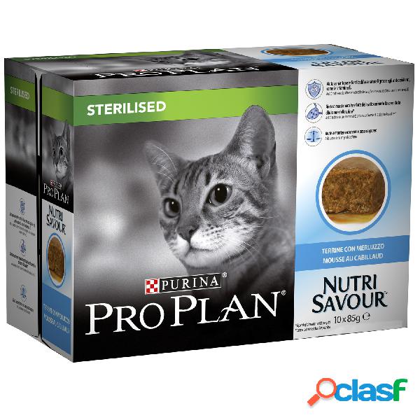 Purina Pro Plan Cat Adult Sterilised Terrine con Merluzzo
