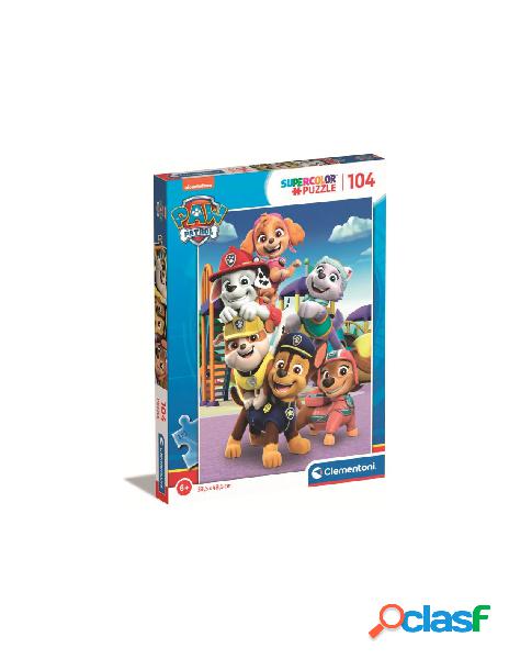 Puzzle 104 super paw patrol