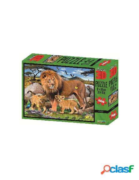 Puzzle 3d h. robinson lion pride 500pc