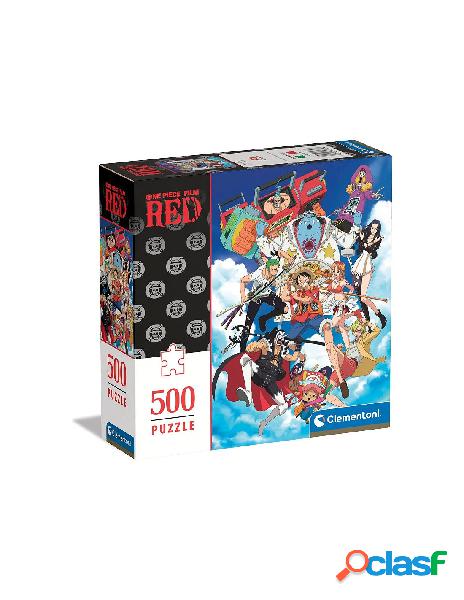 Puzzle 500 pz one piece red