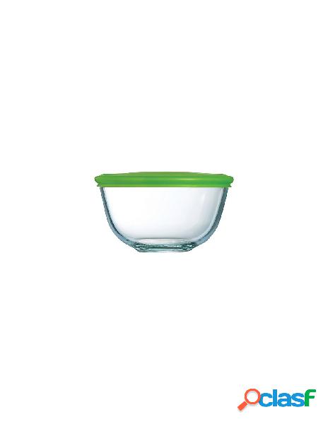 Pyrex - coppa pyrex 179p000 7643 con coperchio verde