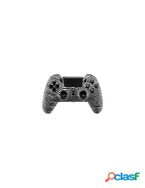 Qubick - gamepad qubick acp40164 playstation 4 black & white