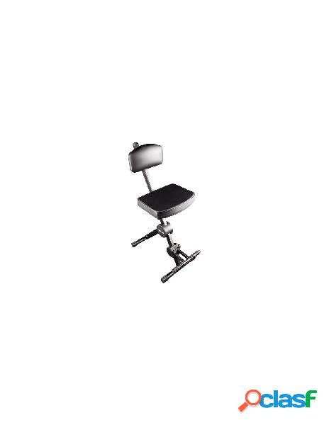 Quiklok - sgabello chitarra quiklok 10 00966 dx 749 nero