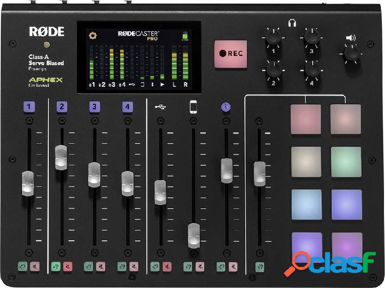 RODE Microphones Rodecaster Pro 4 canali Console podcast