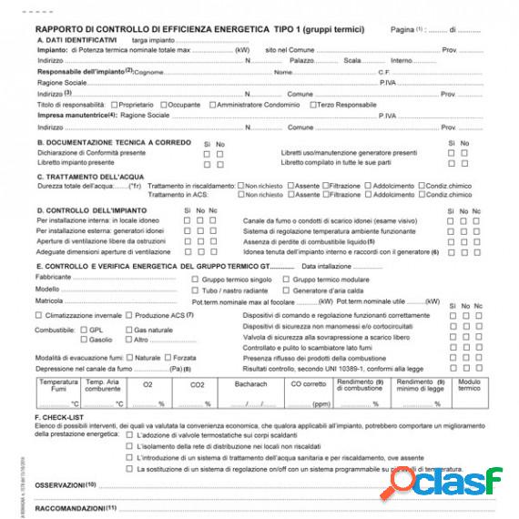 Rapporti controllo efficienza energetica reg, Emilia Romagna