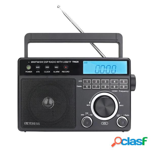 Retekes TR629 Portatile Radio AM FM SW DSP Digitale Radio