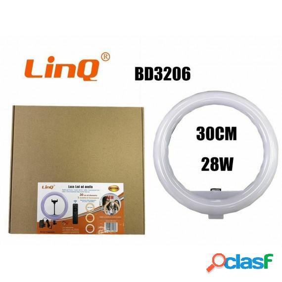 Ring Light Linq Bd3206 - Luce Led Ad Anello Di 30Cm Per