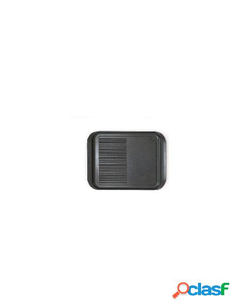 Risoli - risolì bistecchiera dual grill nero 30 x 22,5 cm