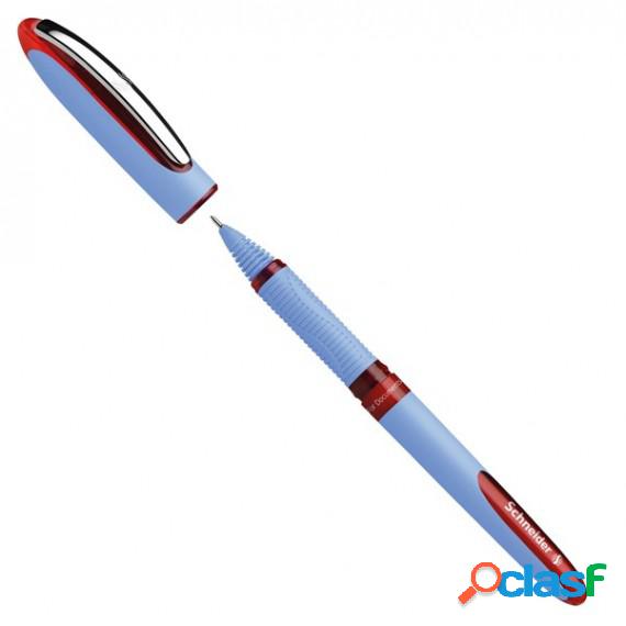 Roller One Hybrid N con cappuccio - tratto 0,3mm - rosso -