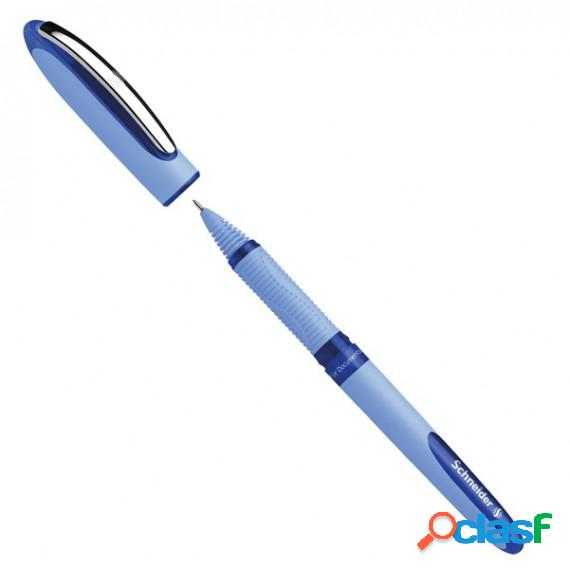 Roller One Hybrid N con cappuccio - tratto 0,5mm - blu -