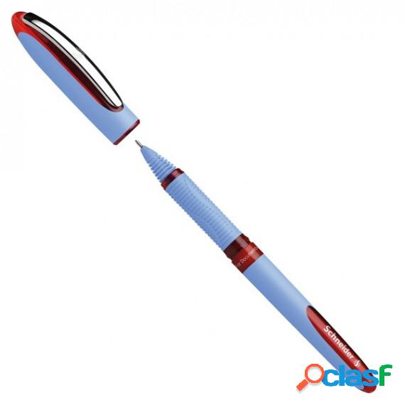Roller One Hybrid N con cappuccio - tratto 0,5mm - rosso -