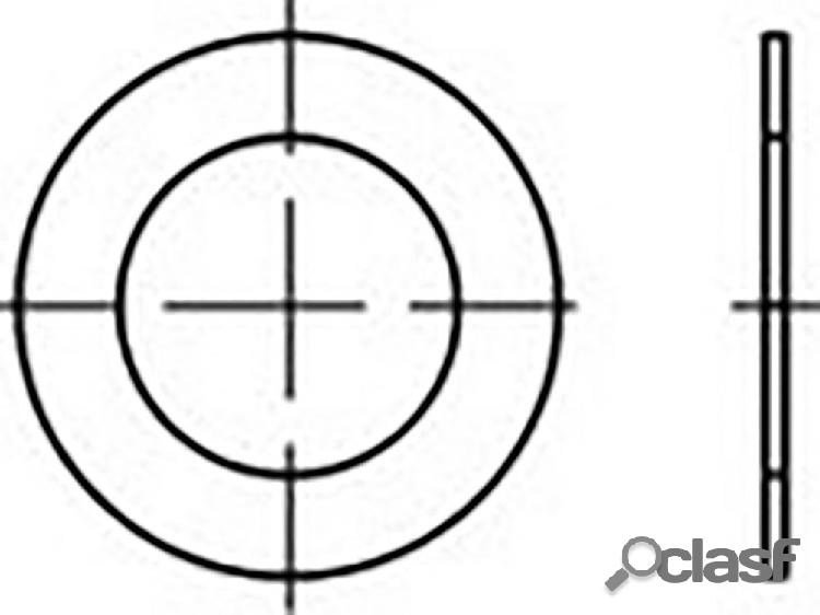 Rondelle dappoggio 130 mm 160 mm Acciaio armonico 50 pz.