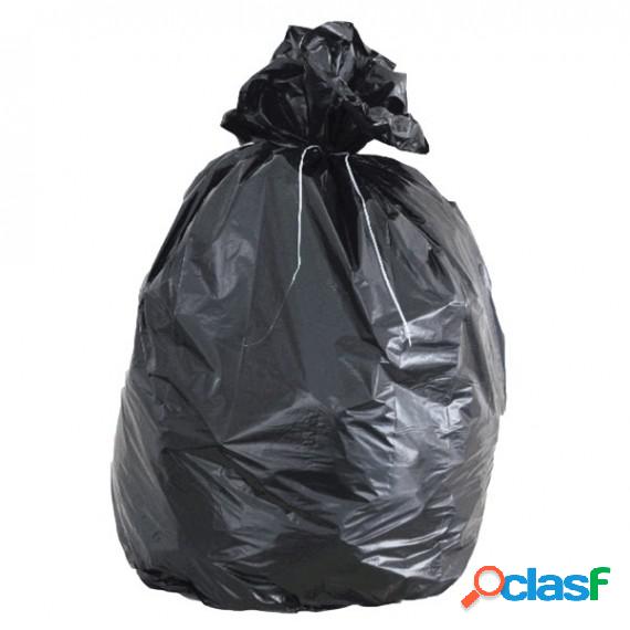 Sacchi - 80 x 110 cm - 130 L - 49 micron - nero - Rolsac -