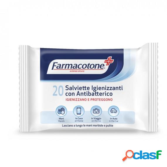 Salviette igienizzanti con antibatterico - Farmacotone -