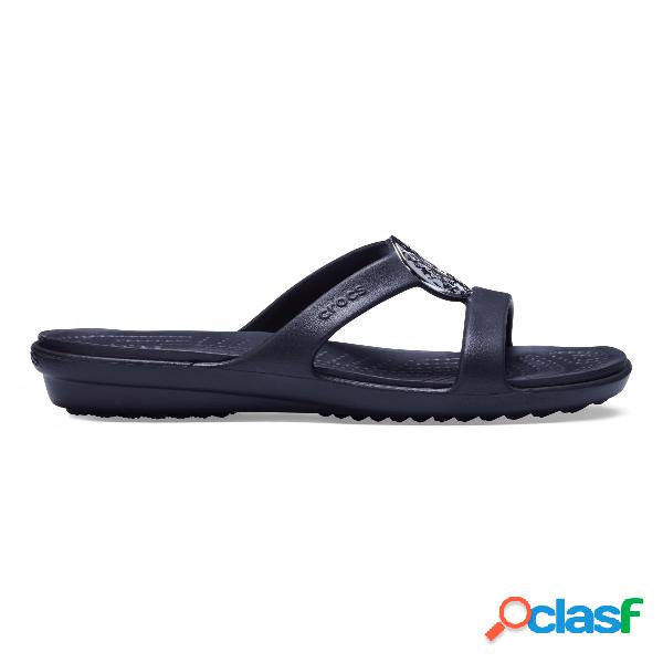 Sanrah hammered metallic sandal w