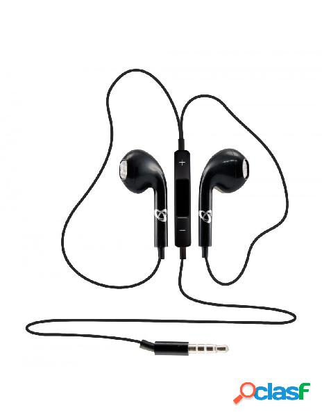 Sbox - auricolari in ear con microfono neri