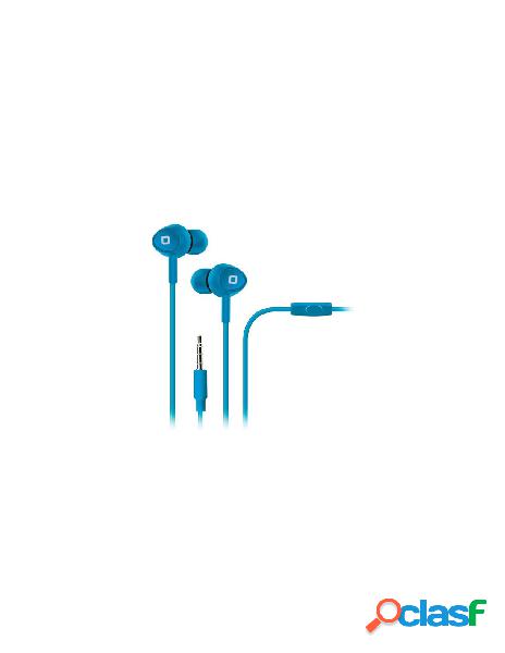 Sbs - auricolari microfono filo sbs teineartubeb jumper blu