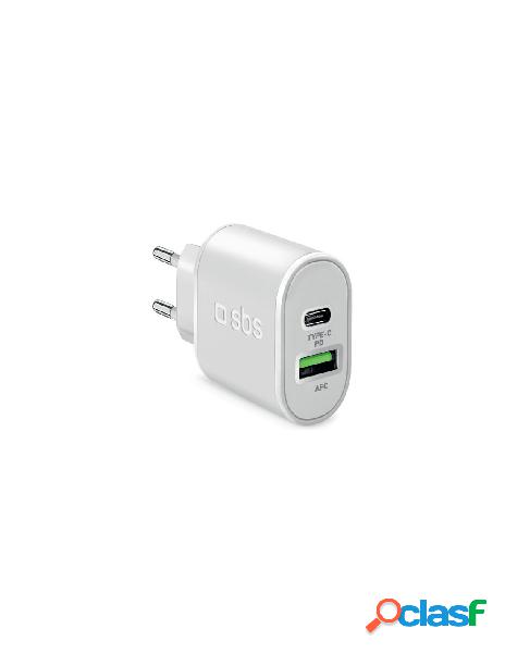 Sbs - caricabatterie usb sbs tetrpd20w wall charger 20w