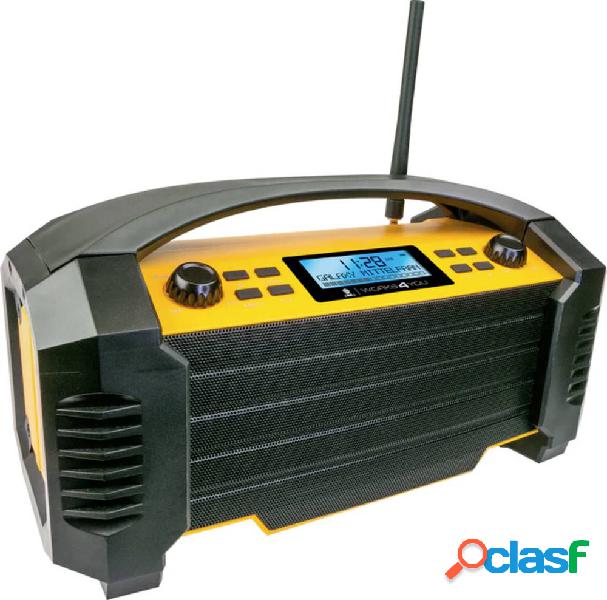 Schwaiger DABWORK2 513 Radio da cantiere DAB+, FM AUX,