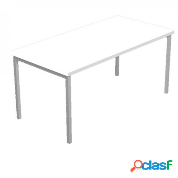 Scrivania Easy Plus - lineare - 120 x 80 x 72,5 cm - bianco