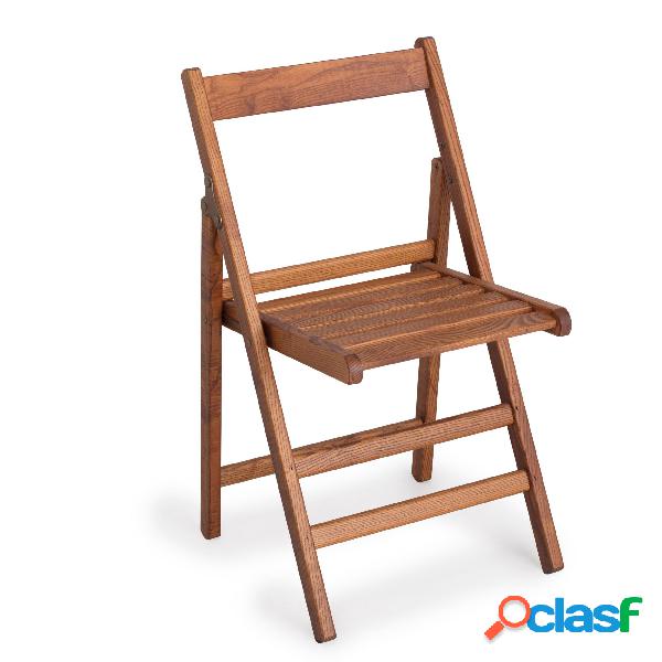 Sedia pieghevole in frassino ATENA 43x44xh78 cm -peso 3,6 kg