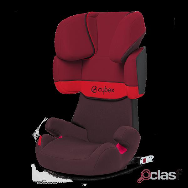 Seggiolino Auto Cybex Solution X-Fix Silver Rumba Red