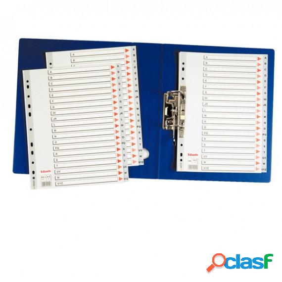 Separatore alfabetico A/Z - PPL - A4 - grigio - Esselte