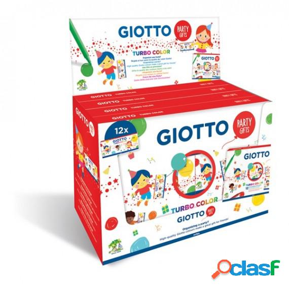 Set 12 astucci da 6 pennarelli - turbo color party gifts -