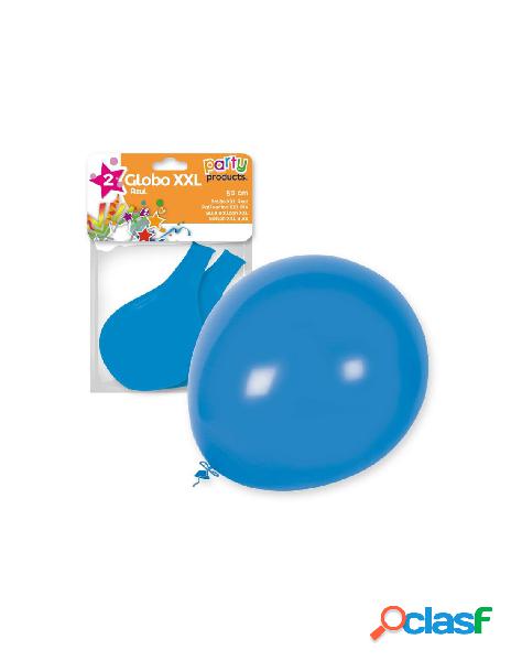 Set 2 palloncino xxl blu 50 cm