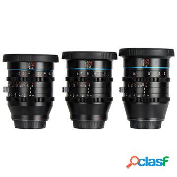 Set 3 obiettivi jupiter t2 full frame macro cine pl