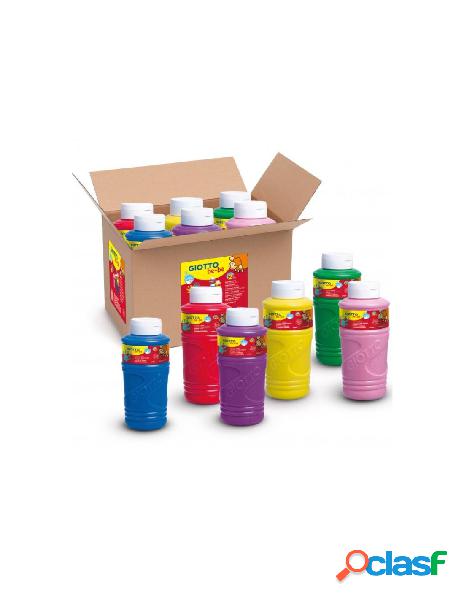 Set 6 flaconi giotto bebe colori dita 750ml x 6
