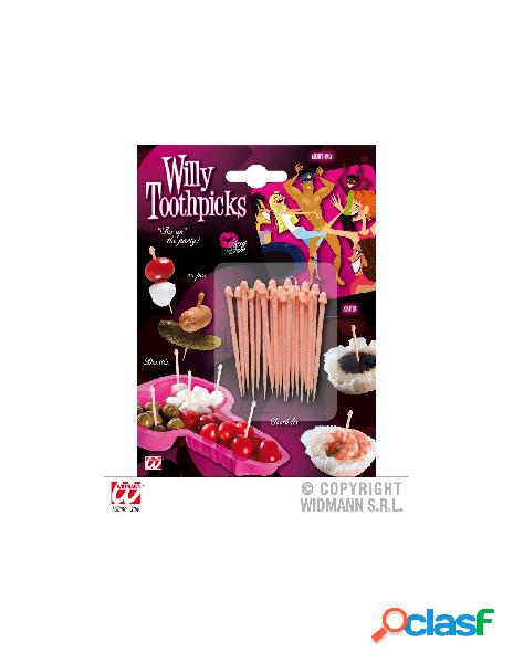 Set di 20 stuzzicadenti willy