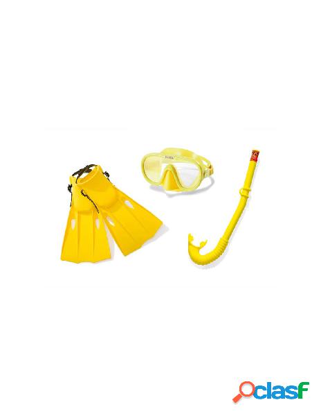 Set maschera, boccaglio e pinne
